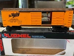 Lionel 6-16623 Katy Double Door Boxcar Orange. Fixed Price $24.95.