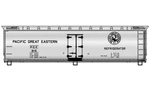 Accurail 81803 Ho Pacific Great Eastern 40' Wood Refrigerator Unassembled Kit. Fixed Price $22.69.