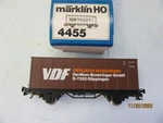 Ho - Marklin 4455 Container Car "vdf" Of The Db Nib. Fixed Price $15.00.