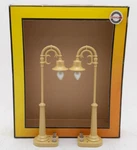 Mth 1056 Scale Cream Die-cast Street Lamp Set #58 Ex/box. Fixed Price $28.19.