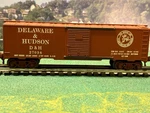 Kmt, Kris Model Trains, Delaware & Hudson Boxcar #27034, W/box. Fixed Price $29.00.