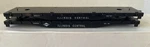 (2) American Flyer Illinois Central Flat Cars, Black, Plastic 24576 & 24577. Fixed Price $19.95.