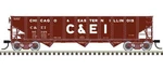 Atlas Trainman Aar 70TON Hopper Chicago & Eastern Illinois #86348. Fixed Price $31.95.