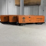 American Flyer #24403 & #923 Illinois Central Ventilated Refrigerator Box Car. Fixed Price $24.99.