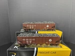 K-line K626-1893 Pennsylvania Prr 4-BAY Diecast Hopper W Coal Load 2-CAR Set Ex. Fixed Price $99.90.