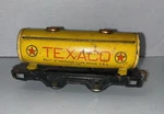 American Flyer Prewar Gauge X-1128 Tank Car Type 10 Curley Que Texaco Decals. Fixed Price $46.00.