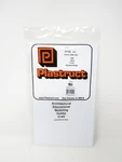 Plastruct 91102 White Styrene Sheets Plastic 0.020" .5MM 7" X 12" SSS-102. Fixed Price $9.18.