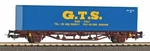 Piko 27700 Ho Scale Two-axle Freight Car Gts Container Transport Fs Era V. Fixed Price $47.49.