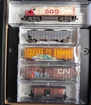 Scale Micro-trains Soo Line Weathered Set Loco & 4 Cars 99301660 Mint. Fixed Price $349.95.