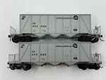 Lot Of 2 Walthers Conrail 40 Ortner Aggregate Hopper Cars Cr. Fixed Price $50.00.