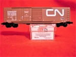 Mtl 76010 Canadian National 50' Plug/slider Box Car(w/orw) #550235 'new' N-scale. Fixed Price $29.95.