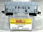Micro-trains Z 2-BAY Covered Hopper Car Frisco 53100342. Fixed Price $22.95.