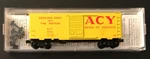 Micro-trains Scale Akron Canton & Youngstown 40 Boxcar, #20180, Rd #3326. Nib. Fixed Price $18.00.