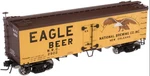 Atlas 'o' 36' Woodside Refrigerator Car 8003-2 Eagle Beer #2901 (3 Rail) New!!. Fixed Price $99.99.