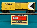 6-39308 Lionel Canadian Pacific Box Car O/O27 Cp Rail New. Fixed Price $54.95.