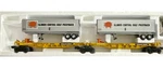 Lionel Illinois Central Ttux Spine Car 6-19416! Gauge Intermodal Flat Trailers. Fixed Price $69.99.