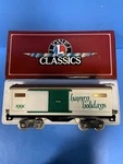 + Lionel Standard Gauge Tinplate 500 Series 1990 Christmas Box Car 6-13602 *h. Fixed Price $99.99.