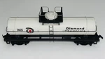 Tyco Ho Scale Diamond Chemicals Gat 74425 Single Dome Tank Car W/box. Fixed Price $9.00.