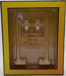 Mth 1056 #58 O Scale Cream Die-cast Street Lamp Set Nib. Fixed Price $30.79.