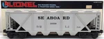 Lionel 6-19309 Gauge Seaboard Quad Covered Hopper New. Fixed Price $28.99.