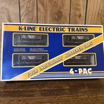 Line Trains O/O-27 Gauge Southern Pacific Railroad Ore Car 4-PACK #6713 Nib. Fixed Price $109.95.