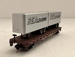 Atlas Scale 37521 Piggyback Flat With 24 Trailers Rea Leasing. Fixed Price $31.99.