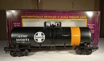 Mth Santa Fe Tank Car 20-90025B 3 Rail Scale Sized With Box. Fixed Price $39.00.