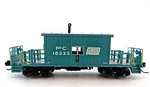 Bluford Shops 24401 Penn-central Transfer Caboose W/ith Short Roof #18333 New. Fixed Price $38.50.