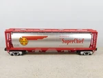 Mth 30-75746 Santa Fe Bay Cylindrical Hopper Map Car. Fixed Price $119.00.