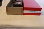 Ho Scale Athearn, 40' Box Car, Santa Fe Grand Canyon Line, Brown, #145572 Built. Fixed Price $24.00.
