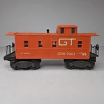Lionel Gtw 9063 Caboose Gauge Grand Trunk Western Orange Lights Work. Fixed Price $23.99.