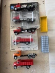 Ho 1/87 Scale, 6 Boley Loose/open Box Single & Double Axle Trucks- Red Orange. Fixed Price $69.99.