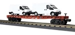 Mth Railking Norfolk Southern Flat Car W/2 'ford Vans Gauge 30-76675 New. Fixed Price $88.84.