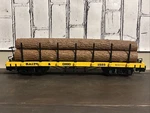 Bachmann Big Haulers Scale Baltimore Ohio Flat Car W/logs 1525. Fixed Price $28.99.