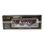 Sealed K-line Alaska Railroad Scale Die Cast Hopper Coal Load Train Freight Car. Fixed Price $115.54.