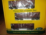 Helper 00990 D&h Hopper 3 Car Set (6/20/24). Fixed Price $109.00.