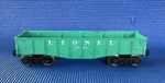 Lionel #6142 Green Short Gondola (1963-1966) Postwar Gauge. Fixed Price $13.70.