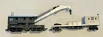 N-scale Bachmann Santa Fe 250 Ton Crane Car & Boom Tender Item # 46612, Used. Fixed Price $35.00.