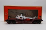 Lionel 6-16968 Gauge Aviation Flatcar With Ertl Helicopter #6461 Nib. Fixed Price $18.55.