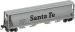 Bachmann 4-BAY Grain Hopper Santa Fe Scale Model Train Freight Car #19152. Fixed Price $34.23.
