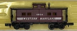 Scale Life-like 7975 Western Maryland Ne Caboose Wm #1804. Fixed Price $14.00.