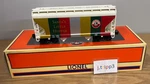 Lionel 19366 Christmas Santa Little 2-BAY Acf Hopper Car Train Standard Scale. Fixed Price $59.95.