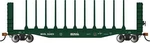 Bachmann 12901 Ho Scale 52' Centerbeam Bulkhead Flatcar Bc Rail. Fixed Price $44.99.
