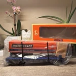 Lionel Gauge Railroader Club 1997 Flatcar W/ Trailer Limited 6-19437. Fixed Price $21.00.
