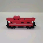 Vintage Tyco 327-98 White Stripe Cupola Caboose Bright Red Excellent. Fixed Price $10.95.