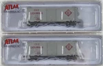 Atlas Scale PS-1 40' Box Car Erie Lackawanna (el) Lot Of Two New!. Fixed Price $59.85.