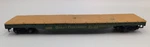 Mantua Ho Scale 50' Great Northern 42953 Green Flat Skid Model Train Car. Fixed Price $9.99.