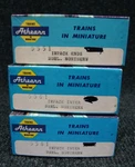 Ho Scale Athearn Impact Ends/inter Set - Burlington Northern Rare. Fixed Price $75.00.