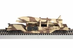 Bachmann Trains - 52' Center Depressed Flat Car Desert Camouflage With Miss.... Fixed Price $66.40.