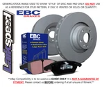 Ebc Front Brake Kit - Standard Disc & Ultimax Pad For Lancia Dedra 1.8 (89 94). Fixed Price $117.93.